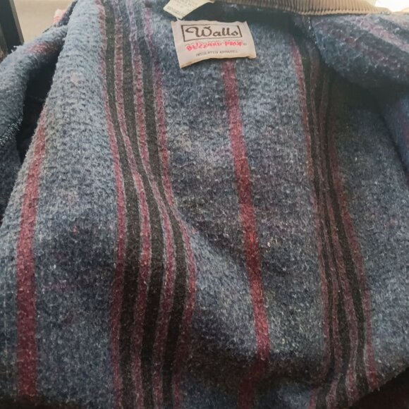 Vintage Men's Jacket XL Trucker Walls Blizzard-Pruf USA Blanket Lined Denim 80's - Picture 2 of 11